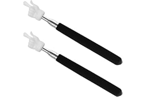 AMCBKYEA 2 Stück Finger Zeigestock Lehrer Zeigestab Ausziehbare Lehrerzeiger Teleskop Handzeiger mit Fingerform Mini Einziehbarer Zeigestock für Klassenzimmer für Grundschule, Lehrer, Präsentationen