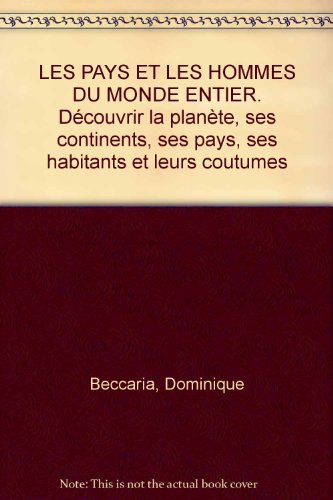 couverture de : pays et les hommes du monde entier