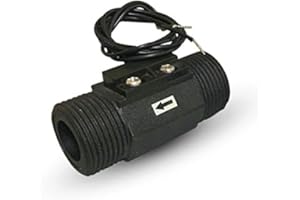 JDH LABS TECH Détecteur de débit d'eau de détecteur de débit de liquide pour tuyaux de 3/4 pouce avec mécanisme de répulsion magnétique (pas de ressorts)