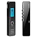 Produktbild Digitaler Sprachrekorder, Musikdiktiergerät MP3-Player mit Mikrofon Sprachgesteuerter Rekorder mit wiederaufladbarer Zeitaufzeichnung für Meetings, Vorträge, Interviews,Black