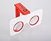 Produktbild Pocket 360 Mini VR Viewer | Die Besten Cardboard Virtual Reality-Brille | Google Cardboard V2 Inspired | Kleines und Einzigartiges Reisegeschenk unter 15 Euro (Red)