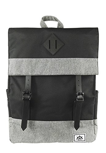 Bear and Goodies - Bolsa escolar negro negro y gris