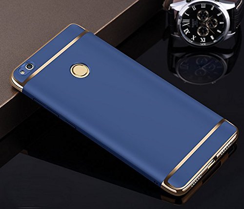 Qissy Funda Huawei P8 Lite  2017    Honor 8 Lite Nova Lite 3 en 1 Ultra Delgado Bumper Carcasa Anti-Scratch Slim Fit Protectora Case Cover para Huawei P8 Lite 2017 tel  fono  Azul 