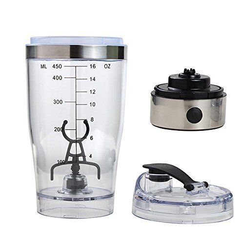 matecam 450 ml Eleoption E Protein Shaker Mixer Automatische Bewegung Vortex Tornado My Wasser Flasche mit USB-Lade – - 2
