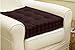 Plain Adult Chunky Garden Dining Chair Armchair Booster Cushion Thick Seat Pad, Brown - Mountain Moose Co.