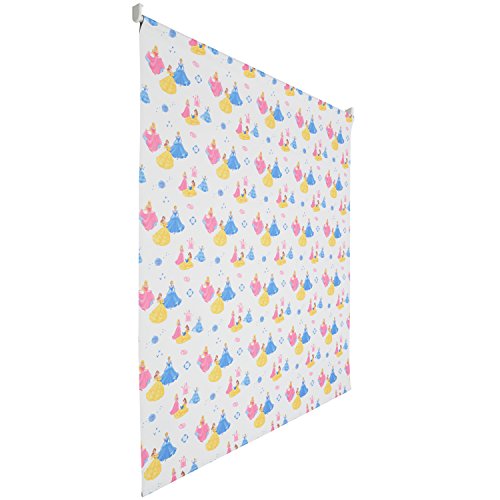 Verdunkelungsrollo: Disney Prinzessin Rollo, 120 cm breit und 175 cm lang - Fensterrollo für Kinder mit Kettenzug