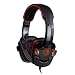 Produktbild LIHAO Sades SA-708 PC Gaming Headset mit Mikrofon Spiel Kopfhörer Stereo mit Geschenk-Verpackung Neu(Rot)