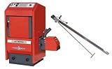 Atmos Caldera de Pellets P25 ATMOS Caldera de pellets P25 24 kW con Quemador de pellets A25 y Tornillo transportador 1, 5 m