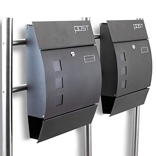 doppel briefkasten edelstahl freistehend - BRIEFKASTENTIPPS