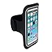 Produktbild kwmobile Sport Armband für Apple iPhone 6 Plus/6S Plus - Jogging Lauf Sporttasche Fitnessband mit Schlüsselfach im Sportarmband in Schwarz
