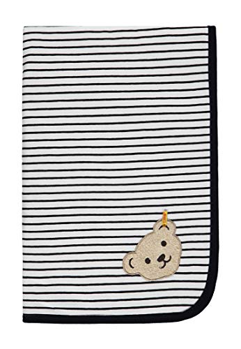 Preisvergleich Produktbild Steiff Baby-Jungen Decke, Blau (Marine / Blue 3032), Einheitsgröße