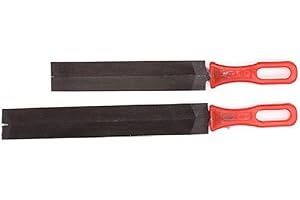 ARMYJY Juego de 2 piezas de sierra de mano de limas de 6 pulgadas y 8 pulgadas para afilar y enderezar archivos en forma de diamante