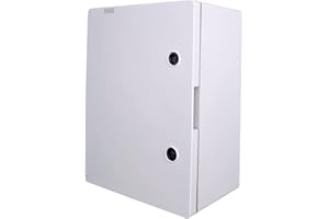 RoadEu – Quadro elettrico da parete IP65 600x400x200mm – Scatola di derivazione impermeabile con serratura, pressacavi, guida DIN e piastra di montaggio – Per installazioni esterne e tecniche