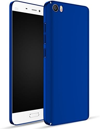 Apanphy Xiaomi 5 Case [High Quality] [Ultra Slim] [Hard Silky] [Scrub Shell] [Full Protection] [Rear Skin Feel] Cover For Xiaomi 5 Blue