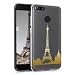 Produktbild kwmobile Hülle für Xiaomi Mi 5X/Mi A1 - TPU Silikon Backcover Case Handy Schutzhülle - Cover klar Eiffelturm Umriss Design Gold Transparent