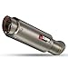 Produktbild si1003tem – Scorpion rp-1 GP Satin titan rund Auspuff – Suzuki GSXR 1000 K7–8 07–08