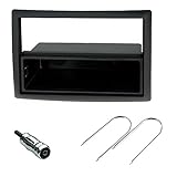  Kit montaje radio marco embellecedor de radio adaptador 1 DIN para Renault Megane