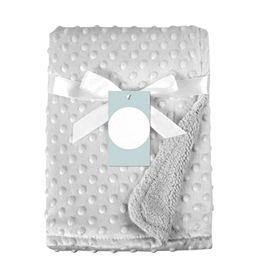 Moresave Nouveauné Bébé Garçon Couverture Doux Polaire Couverture Thermale Bébé Filles Emballé Swaddling Ensemble de Literie