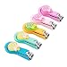 VWH Cartoon Nail Clipper Stainless Steel Toenails Fingernails Fingers Manicure Trimmer Tool (pink)