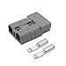 Produktbild HKFV Stromanschluss für Solarladeregler 1x 50 Ampere Anderson Style Stecker 12v 24V Caravan Ladegerät Batterie DC Power Connector Doppelpoliger Stromstecker (Grau)