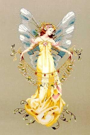 Adia, The Garden Fairy Cross Stitch Pattern by Mirabilia Designs