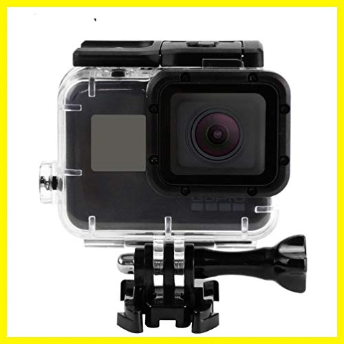 Preisvergleich Produktbild Stoßfestes Gehäuse Fall Schwarz Wasserdichte Gehäuse Abdeckung Tauchen Schutzgehäuse Shell 45m für Go Pro 7 Kamera