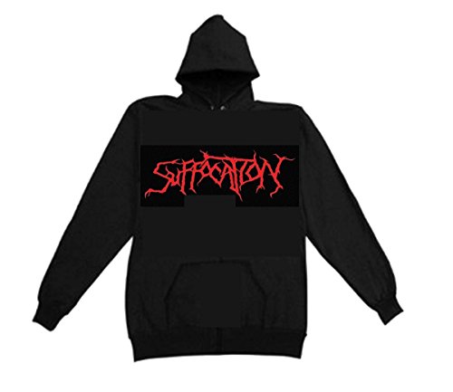 Preisvergleich Produktbild SUFFOCATION LOGO Kapuzenpullover / Hooded Sweatshirt L