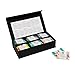 Produktbild P & T Six Graces Amenity Box, Gemischtes Teebeutel-Sortiment in Box, Geschenkset, 6 Sorten Master Blends, Bio-Tees und Kräuter, 42 Baumwoll-Teebeutel