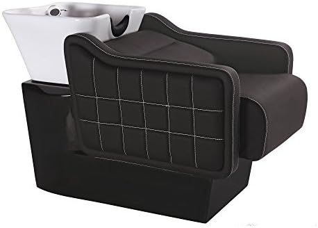 Bobo Angel Backwash Chair Salon Bowl Shampoo Equipment Sink Unit Double Drain Beauty Stylist Station BOSH009