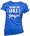 Produktbild Excuse Me While I Fangirl - Youtuber Movie TV Damen T-Shirt - dan and phil youtuber Geschenk dr who zalfie - UK Größe 12 blau