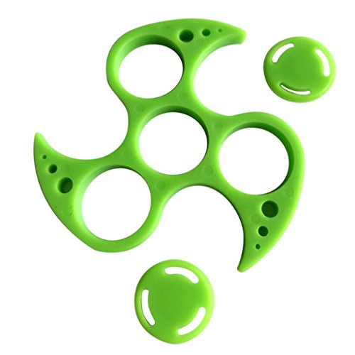 Toy Frame, SHOBDW Without Bearing Frame Shell For Tri-Spinner Hand Spinner EDC Fidget Toy (7.5cmx 7.5cm, Green)