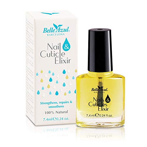 Belle Azul - Aceite reparador para uñas & cutículas - 10ML- Mezcla de 6 Aceites Botánicos
