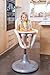 Boon Flair Pedestal Highchair (White/Orange)