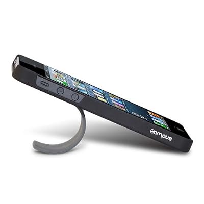 Campus "StandShield" Coque + Support pour iPhone 5 + Film de protection Noir/Bleu