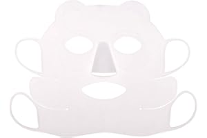 PONGNAS 1 PC silikonowa maska na twarz zaczep na ucho osłona maski, aby zapobiec parowaniu esencji wchłanianie prędkości nawilżające narzędzie kosmetyczne