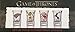 Produktbild GOT Schnapsglas-Set 10715 mit Game-of-Thrones-Motiv: Häuser Baratheon, Targaryen, Stark und Lannister