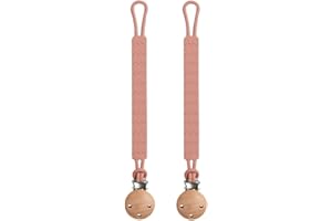 Zephy Dummy Clip, Mam Dummy Clip, Mum Dummy Clip, Dummy Clips Girl, Dummy Clips, Dummy Holder, Pacifier Clips (Silicon + BPA Free)