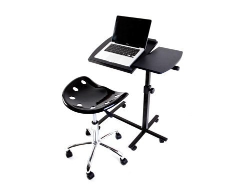 Lavolta Notebook Laptop Tisch Schreibtisch Ständer mit Mauspad – Schwarz - 3