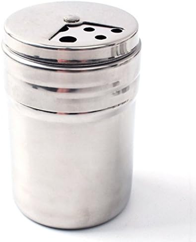 ZHXINSauce Bottles,Stainless Steel Barbecue Sauce Spice Jar Seasoning Box Condiment Bottles with Rotating Cover