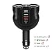 Produktbild VOASTEK USB C PD Kfz-Ladegerät QC 3.0, 120W 2-Fach PD Zigarettenanzünder-Adapter 12V-24V DC Outlet Splitter und 4 Ports USB Kfz-Ladegerät (1xPD &1xQC3.0 USB &2xSmart USB Ports)