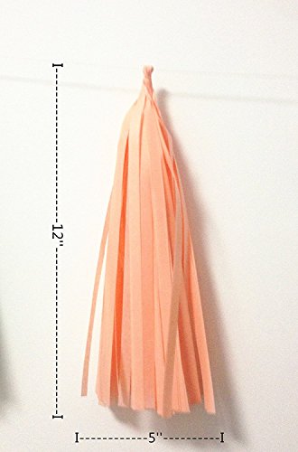 16 x Design Seidenpapier Quasten für Party Hochzeit Gold Girlande Wimpelkette Pom Pom - 2