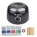 Produktbild Vinteky® Wachswärmer Haarentfernung Wachshitzer Hair Removal Wachsgerät mit 4X100g Wachsbohnen, 20 Holzstäbchen
