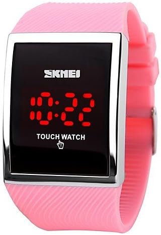 ZNSB Hot Sale Promotion Fashion LED Watch for Ladies Digital Bracelet Wristwatches Women Touch Screen Electronic Watches , rose