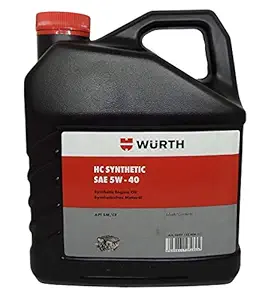 Wuerth 5W-40 Api Sm Synthetic Engine Oil for Car (3.5 L)