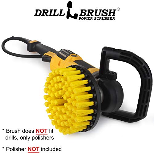 Drillbrush Ronda de 18 cm de nylon friega el cepillo de Rotary Tampones y máquinas para pulir