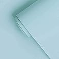 FOKRIM Sky Blue Wallpaper for Walls (45x300) Sticker Wallpaper Peel and Stick Removable Self Adhesive Waterproof Wallpaper