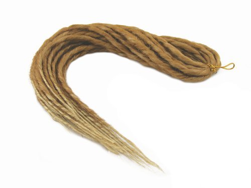 Elysee Star Dreads ##27 Honey Blonde / #613 Bleach Blonde Transitional Dreadlocks Double Ended Synthetic Dread