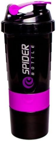 Spider Bottle 500ml Black/ Neon Purple Mini 2 Go