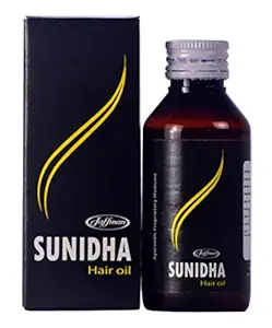 JAFFMAN SUNIDHA HAIR OIL, 100 ml, For Natural Luxuriant Healthy Hair. With goodness of cold pressed Sesame oil, Coconut oil & 23 different herbs