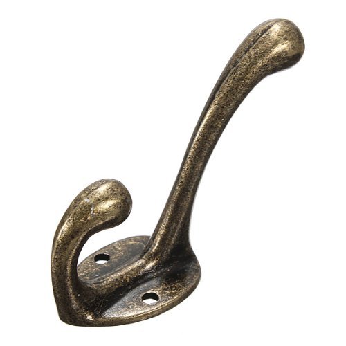 Leisial 10stk Europäisch Vintage Kleiderhaken Nostalgischen Haken Garderobenhaken Mantelhaken Wandhaken - 2